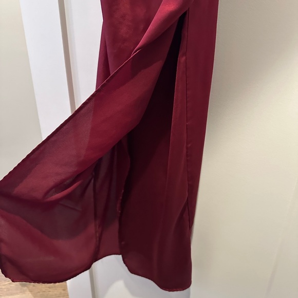 Gorgeous deep red midi dress - small by Re:Named - Picture 5 of 6